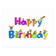 Feliz cumpleaños tarjetas postales