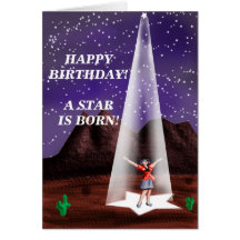 ¡FELIZ CUMPLEAÑOS!  ¡Una estrella nace! … Felicitaciones