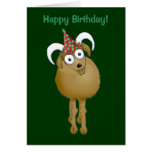 ¡Feliz cumpleaños, usted cabra vieja! Felicitacion