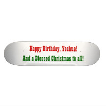 ¡Feliz cumpleaños, Yeshua! , Patín Personalizado