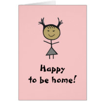 ¡Feliz de ser hogar! Tarjetón
