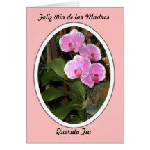 Feliz Dia de las Madres Querida Tia Tarjeta