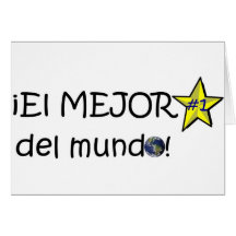 ¡¡Feliz día del padre - mejor del EL de los eres! Tarjeta
