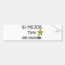 ¡¡Feliz día del padre - mejor del EL de para! Pegatina De Parachoque