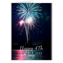 ¡Feliz el 4 de julio!!!! Tarjeta