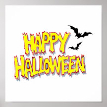 feliz Halloween con los palos yellow.png Impresiones