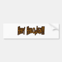 Feliz Halloween Etiqueta De Parachoque