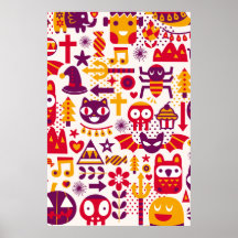 Feliz Halloween Poster