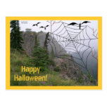 Feliz Halloween, puesto de observación del fuego d Tarjetas Postales