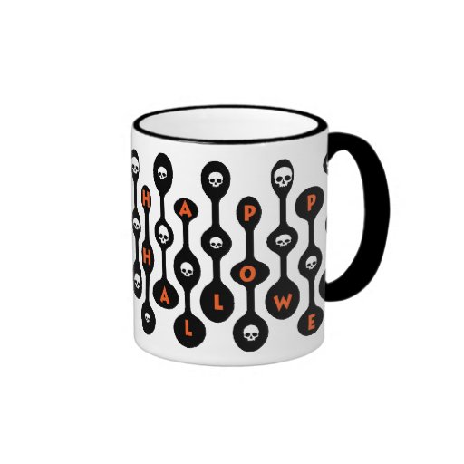 Feliz Halloween retro de la MOD Taza
