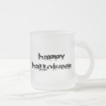 Feliz Halloween retro de la roca Taza