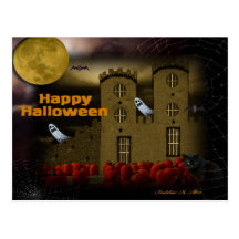 Feliz Halloween Tarjeta Postal