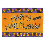 Feliz Halloween Tarjeton