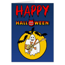 Feliz Halloween Tarjeton