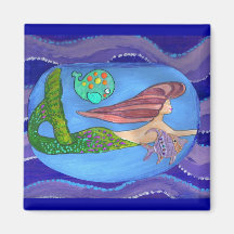 Feliz imán Mermaid2