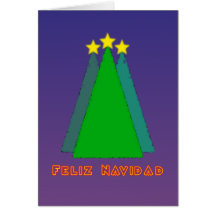 Feliz Navidad árbol de Navidad Karte