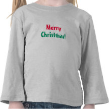 ¡Feliz, navidad! - Camiseta larga de la manga de C