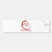 Feliz Navidad Etiqueta De Parachoque
