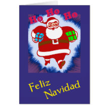Feliz Navidad Papá Noel Grußkarten