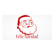 Feliz Navidad Tarjeta Con Foto Personalizada