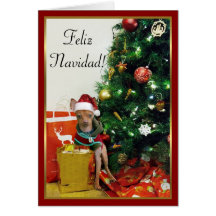 Feliz Navidad Tarjeta de perro Chihuahua