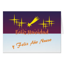 Feliz Navidad y Feliz Año Nuevo Karte