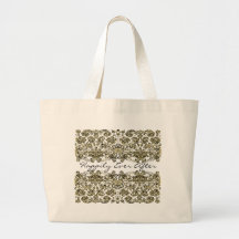 Feliz nunca después de texto del Bolso-Personaliza Bolsa Lienzo