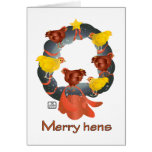 Feliz tarjeta de la guirnalda 2011 del navidad de 