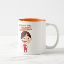 feliz taza de Navidad