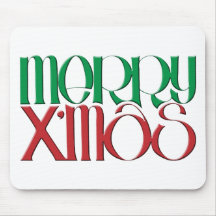 Feliz X'mas 3D Mousepad Alfombrillas De Ratones