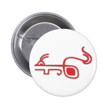 Felsmalerei rock painting Peru Button