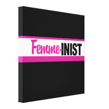 Feminista Impresión De Lienzo
