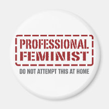 Feminista profesional imanes  