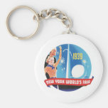 Feria 1939 de mundos de Nueva York Llaveros Personalizados