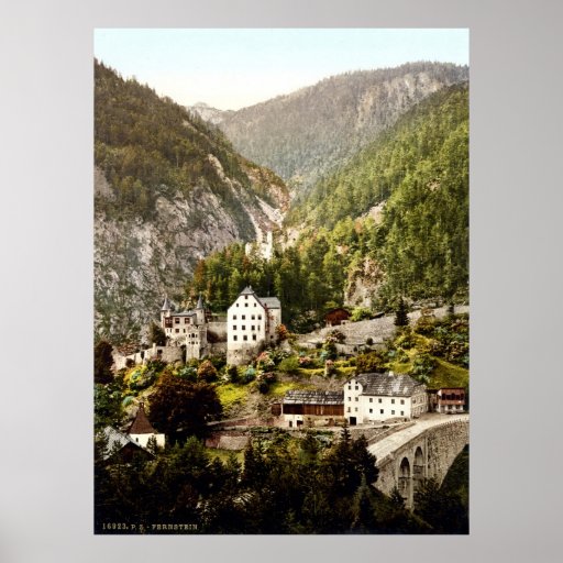 Fernstein el Tyrol Austro-Hungría Posters