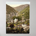 Fernstein, obra clásica Photochro del Tyrol, Austr Poster