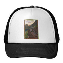 Ferrocarril de Cinque Terre - Manarola Gorros Bordados