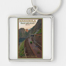Ferrocarril de Cinque Terre - Manarola Llavero