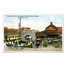 Ferrocarril del noroeste de Chicago de la estación Fotos