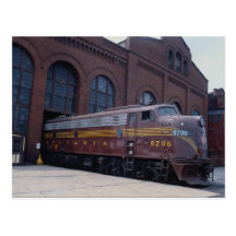 Ferrocarril EMD E-8 de Pennsylvania restaurado en  Tarjeta Postal