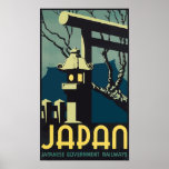 Ferrocarriles japoneses del gobierno de Japón, vin Posters