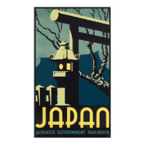Ferrocarriles japoneses del gobierno de Japón, vin posters