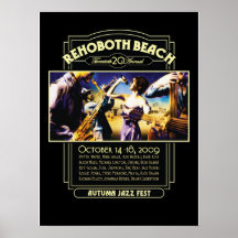 Fest 2009 del jazz del otoño de la playa de Rehobo Poster