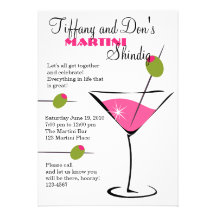 ¡Festejo alborotado de Martini! Anuncios Personalizados