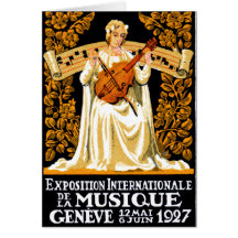 Festival de música del International 1927 Tarjeton