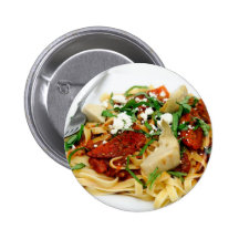 Fettuccini con el tomate y la albahaca asados pins
