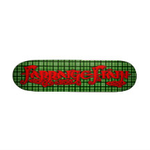 FF Graffiti Logo Tartan Monopatin Personalizado