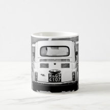Fiat 500 en Roma Tazas De Café
