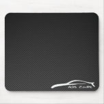 Fibra de carbono del cupé de Infiniti G35 falsa Tapetes De Ratones