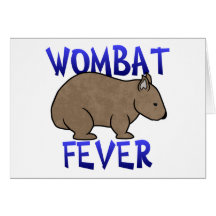 Fiebre II de Wombat Tarjetón
